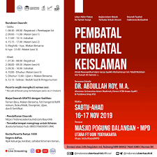 Maybe you would like to learn more about one of these? Indonesia Bertauhid Official Sur Twitter Insyaallah Dauroh Tauhid Dengan Tema Pembatal Pembatal Keislaman Yg Akan Dibersamai Oleh Ustadz Dr Abdullah Roy M A Hafizhahullah Link Pendaftaran Https T Co Gdusnwpoqh Info Lengkap Silakan Lihat