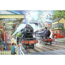 Robot Check Train Art Train Train Jigsaw Puzzles