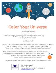Check spelling or type a new query. Color Your Universe Coloring Initiative Woodbury Public Library