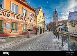 MEMMINGEN, GERMANY - CIRCA JANUARY, 2021: The cityscape of Memmingen,  Bavaria, Germany Stock Photo - Alamy