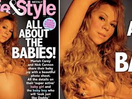 Pregnant Mariah Carey's Nude Magazine Cover