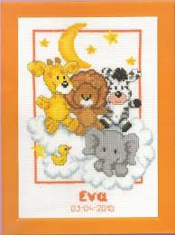 Kreuzstich alphabet vektor kostenlos 10 gratis downloads / wandskulptur vervaco stickpackung zählmuster safari. Vervaco Stickpackung 17 X 23 Geburtsbild Sticken Babystickerei Stickerei Inspiration