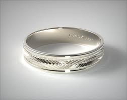 14k White Gold 6mm Arrow Design Comfort Fit Wedding Band In 2020 Rings Mens Wedding Bands Carved Wedding Ring Classic Wedding Rings