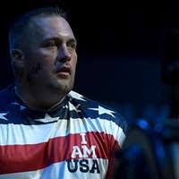 U.S. Army Sgt. Sean Hook, veteran, competes in indoor