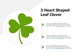 The lovely mix of light pink, white, and dark pink flowers simply pop against the shadowed background of rock gardens, tree lines and under deciduous shrubs. 3 Heart Shaped Leaf Clover Powerpoint Slide Clipart Example Of Great Ppt Presentations Ppt Graphics