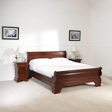 Gb10 M4 Mahogany Sleigh Bed Low Foot Board Bed Furniture Design Wooden Bed Design Luxury Home Furniture