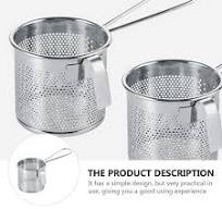 Stainless Steel Hot Pot Colander with Fine Mesh Strainer ...