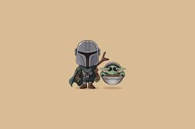 It's been 40 years since the first star wars movie had its premiere. Mandalorian And Baby Yoda Wallpapers Top Free Mandalorian And Baby Yoda Backgrounds Wallpaperaccess