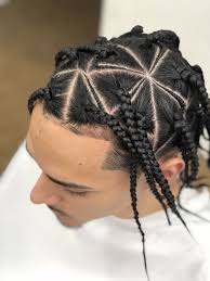 Faux bangs can be combined into your braid hairstyle depending on factors like technique used in tying the braids and the hair length. Pin By Lily Castillo On Braids For Guys Hair Styles Mens Braids Hairstyles Cornrows Braids