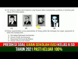 We did not find results for: Prediksi Soal Ujian Sekolah Us Pkn Sd Kelas 6 Tahun 2021 Youtube