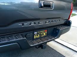 I owned by personal plates for a few years and decided to keep this truck as my keeper so i wanted a front plate mount that didn't involve drilling. Best Toyota Toyota Tacoma License Plate Frame