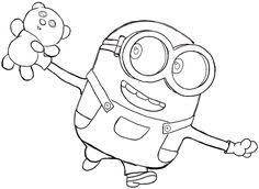 Minions Malvorlage Bob Coloring And Malvorlagan