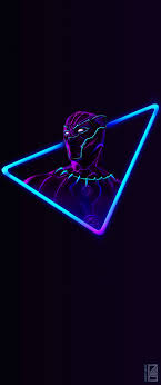 All you need to do after that is to select any of the asus live wallpapers from your themer of choice and. I Upscaled The Neon Black Panther Artwork For Phone Wallpapers 18 9 Artwork By Aniket Jatav Marvelstudios