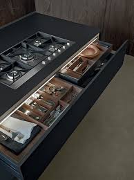 Kitchen Isle With Built In Gas Stove And Drawer Lighting Design De Cozinha Moderna Cozinhas Modernas Decoracao Cozinha