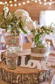 Diy Rustic Country Wedding Decoration 26 Oosile Decorationwedding Wedding Centerpieces Mason Jars Rustic Country Wedding Decorations Rustic Wedding Decor