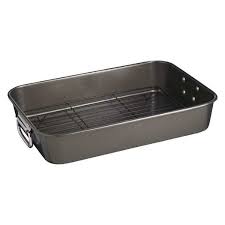 Tefal Roaster Rect Rack Black 38 X 28 Cm Tefal Roaster Cookware And Bakeware