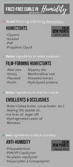 Because of their different molecular … Frizz Free Curls In Humidity Ingredients To Avoid To Use Gena Marie