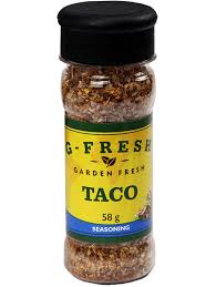 Place the fish on a parchment lined baking sheet. Taco Seasoning Shaker G Fresh