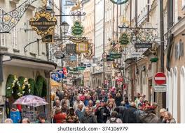 It is widely spoken by young and old alike although professors of linguistics from the universität salzburg, irmgard kaiser and hannes scheutz, have seen over the past few years a reduction in the number of dialect speakers in the city. Salzburg Austriasep 17 Tourists Salzburg On Stock Photo Edit Now 374106979