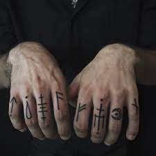 Jul 07, 2018 · runic tattoo on the left forearm. Rune Tattoos On Fingers Finger Tattoos Finger Tattoo Designs Rune Tattoo