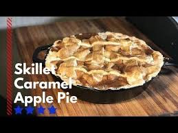Smoked Skillet Caramel Apple Pie On The Grilla Grills Silverbac Youtube Caramel Apples Caramel Apple Pie Caramel Apple Pie Recipes