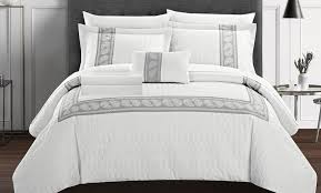 Cotton is the most popular material for sheets, but there are many varieties to pick from, including pima and egyptian cottons, both of which are extremely comfortable and for more tips on making over any room in your home, visit walmart's home style and decor center. Clearance Hotel Collection Embossed Comforter Set With Sheets Groupon