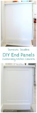 Diy Cabinet End Panels Domestic Deadline Kitchen Units Decor Kitchen Diy Makeover Diy Cabinets