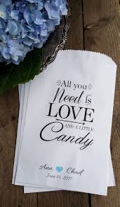 Wedding Favor Treat Bags Personalized Bridal Shower Favor Etsy Candy Bar Wedding Wedding Candy Table Wedding Favor Bags