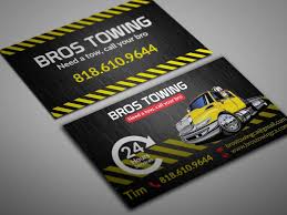 These towing invoice forms are also called roadside service forms and will be printed on 2 or 3 part carbonless paper. Entry 80 By Bikashbapon For Tow Truck Business Cards Freelancer