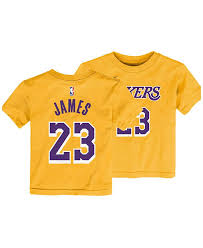 Browse los angeles lakers jerseys, shirts and lakers clothing. Outerstuff Nike Los Angeles Lakers Replica Name And Number T Shirt Toddler Boys 2t 4t Reviews Sports Fan Shop By Lids Men Macy S