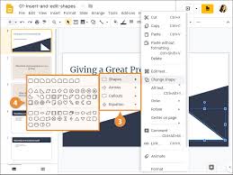 You can trim the edges of an image or remove an unwanted section. Insert And Edit Shapes Customguide