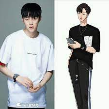 Beauty, cosmetic & personal care. Hyunbin X Seojun Long Sleeve Tshirt Men True Beauty Mens Tops