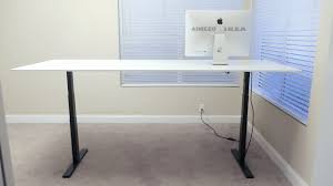 Get the desk you want with a bekant table top for office desk. Diy Motorized Standing Desk With Ikea Top Youtube