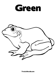 Green Coloring Page Frog Coloring Pages Animal Coloring Pages Coloring Pages