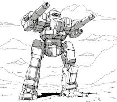 Free printable robots coloring pages. Blackjack Battlemech Battletechwiki