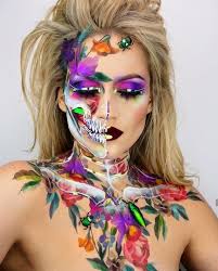 Flowers Costume Makeup Flores Disfraz maquillaje
