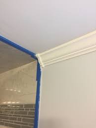 Mark the measurement on a piece of trim molding with a pencil. Crown Molding Termination Instead Of A Return Some Of My Customers Dislike Returns Bathroom Crown Molding Crown Molding Master Bathroom