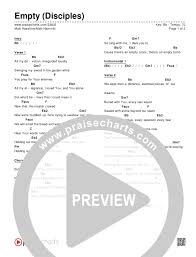 Empty Disciples Chord Chart Editable Matt Haseltine