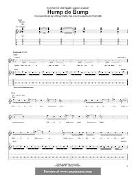 Red Hot Chili Peppers If You Have To Ask Guitar Tab Hump De Bump Red Hot Chili Peppers By Flea A Kiedis C Smith J Frusciante On Musicaneo Hottest Chili Pepper Red Hot Chili Peppers Hot Chili