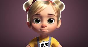 3d Model Emma Cartoon Girl Child Turbosquid 1373816 Cartoon Girl Images Girl Cartoon 3d Model Character