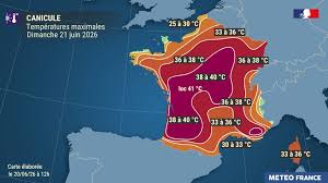 Un épisode de canicule intense et durable en cours sur le pays