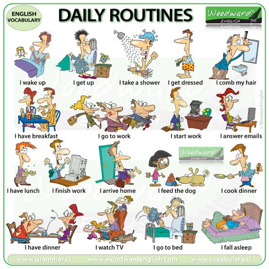 Resultado de imagen para routine esl"