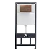 Chaozhou Manufacturing Blue Color Metal Frame Dual Flush Concealed Cistern