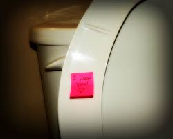 Leave Sweet Notes In Unexpected Places Like Under The Toilet Seat For Your Man P Romantic Gestures Romantic Gestures For Him Surprise For Girlfriend
