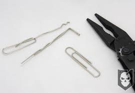 A paper clip lock pick consists of two tools, so you need two paper clips or bobby pins. How To Pick A Lock With A Paperclip Its