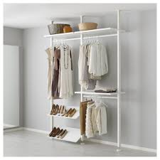 Elvarli 2 Elementen Wit 175x51x222 350 Cm Rangement Ouvert Placard Ikea Rangement Vetement