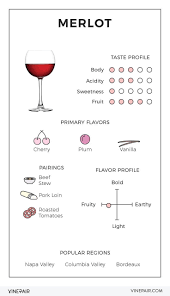 An Illustrated Guide To Merlot Everything You Need To Know About Merlot Winestuff Wine Flavors Wine Food Pairing Wine Recipes