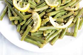 Garlic Lemon Fresh Green Beans Only Require 6 Ingredients And Only Take About 8 Minutes To Cook Blanch Green Green Beans Fresh Green Beans Green Bean Recipes
