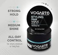 Amazon.com: Vogarte Hair Wax for Men, Premium Aqua Hair Styling Wax with  Strong Hold & High Shine Finish, Water-Based, Easy Wash Out, 3.52 oz :  Beauty ...