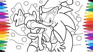 Sonic Christmas Coloring Pages Sonic Christmas Coloring Pages Sonic The Hedgehog Christmas Colo Coloring Pages Disney Coloring Pages Christmas Coloring Pages
